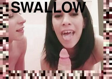 blowjob, cumshot, stor-pikk, compilation, creampie, svelging, trekant, dobbel, pov, kyssing