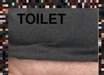 pisser, amateur, ados, toilette, solo, bite