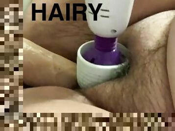 Big dildo in tight pussy BBW