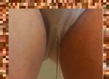 Quick Teen Sis Panty Pee Shower Close Up
