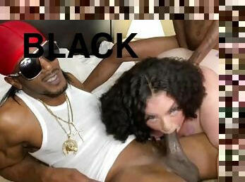 Interracial BBW loves more than one big black cock
