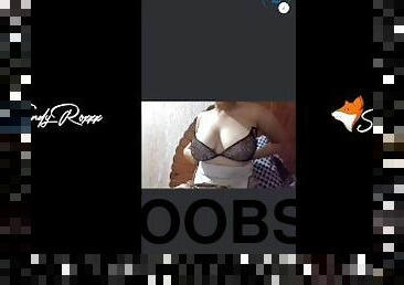Mexicana tetona en una webcam candente me muestra sus enormes tetas