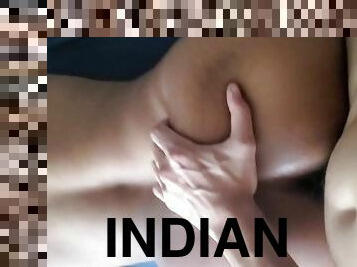 Thicc latina indian girlfriend doggystyle creampie homemade amateur
