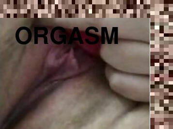 Rose toy makes my pumped clit orgasm