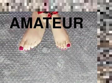 Sexy beautiful girl Feet fetish part 20