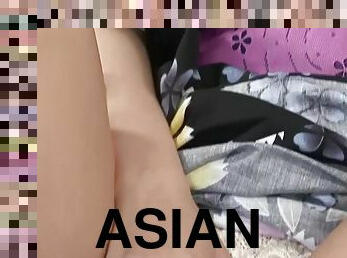 asia, berambut, orgasme, kencing, muncrat, amatir, mainan, jepang, permainan-jari, manis