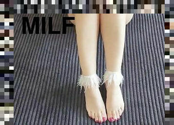 Sexy beautiful girl Feet fetish part 15