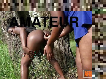 Amateur Black Girls Get Freaky In Public Park