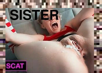 Brother ?aught Nerdy Step Sister Touching Pussy Instead of Lessons / Kisscat.xyz