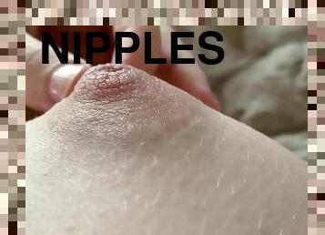 nippel, dilettant, babe, erstaunlich, fetisch, puffy-nippel