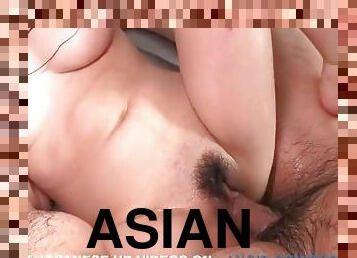 Big cock to smash Yui Hatano´s creamy Asian fanny