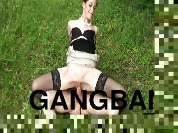 Gangbang In The Woods For Jade