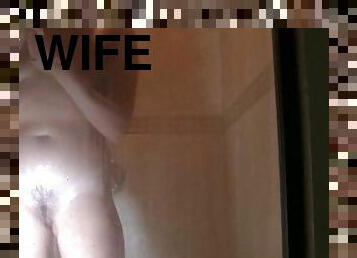 pantat, mandi, berambut, vagina-pussy, isteri, amatir, jenis-pornografi-milf, suami, kawin, fetish-benda-yang-dapat-meningkatkan-gairah-sex