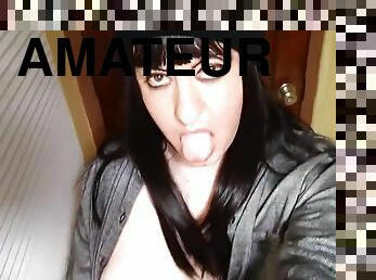 Pov Goth Girl Sucks And Fucks Rubber Cock