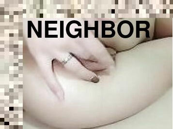 I like to scream when my neighbor rams deep in my ass