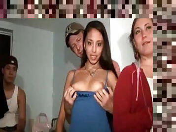 Party College Fest watching Fucking hard Drunk girl