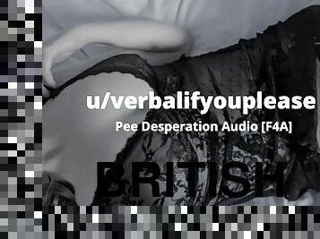 Pee Desperation and Cum [British Erotic Audio] [F4A]