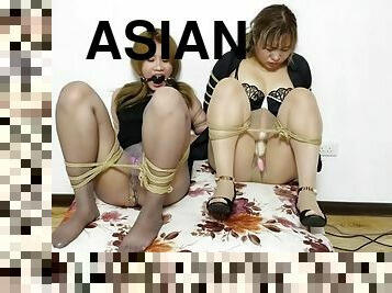 Asian Women Tied Up