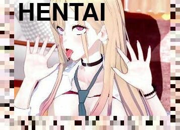 japonais, ejaculation-interne, point-de-vue, anime, hentai, 3d, poupée