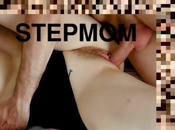 Sensual Passionate Hot Sex With Stepmom Milf, He Cant Resist To Her Tight Pussy