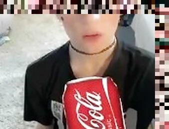 Femboy tries coke ends up liking it ????