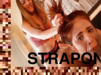 Rita Faltoyano And Amanda Clarke - Threesome With Strapon 7 Min