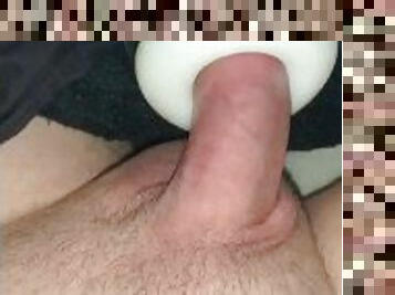 Close up blowjob machine