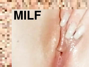 mastubasi, vagina-pussy, amatir, jenis-pornografi-milf, mainan, berambut-merah, alat-mainan-seks, seorang-diri, basah, berair