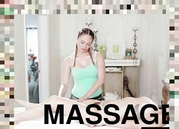 ALL GIRL MASSAGE - Busty Masseuse Offers A Tribbing Experience To Her Hot Customer
