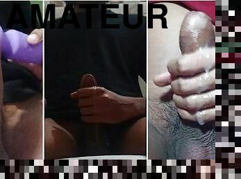 12 AMATEUR CUMSHOT COMPILATION!!!!! (MOANING ORGASMS)