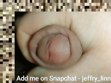 Jerking off with cumshot