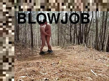 Naked Hike Blowjob