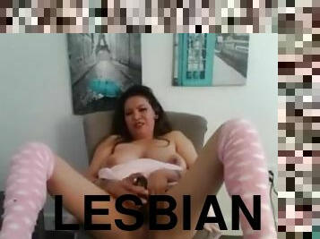 Lesbian playing with my pussy