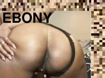 Ebony Twerk And Cum