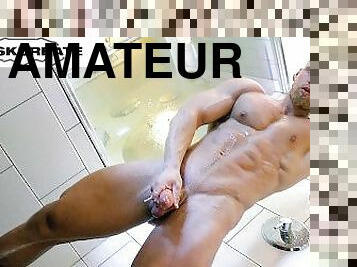 Beefy Stud Solo Shower Jerk - Brad - Maskurbate