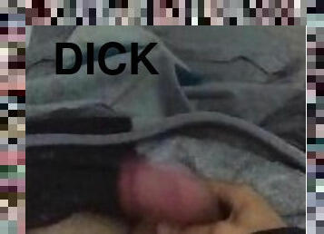 white dick displayed on cam