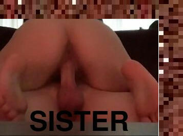 My step sister fucked me hard