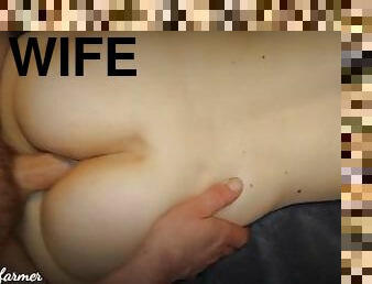 kone, amatør, anal, udløsning, milf, teenager, creampie, synsvinkel, ung-18, sperm