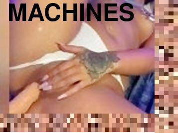 vagina-pussy, mesin, seorang-diri