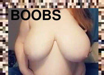 BBW shows off her tits