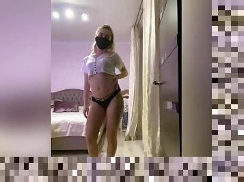 Naked slut  TikTok challenge