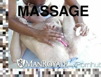 ManRoyale Interracial Massage Fuck With Hot Hunks