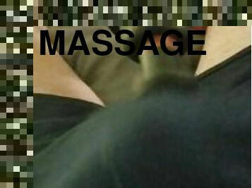 Massager makes me cum thru boxers - hands free - toes curl