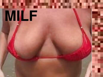 Milf gets tits out on the ???? x