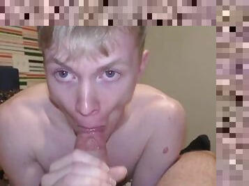 Blond Delinquent Twink Swollows Daddy's Fat Load