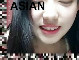 asia, amatir, webcam, seorang-diri, korea