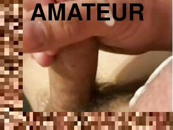 mastubasi, amatir, cumshot-keluarnya-sperma, penis-besar, homo, seorang-diri, penis