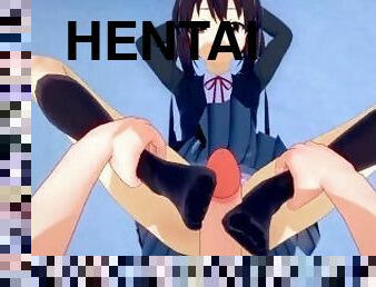 Hentai POV Feet Azusa Nakano K-ON!