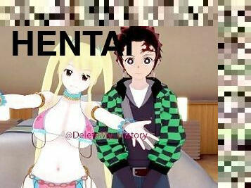 anime, hentai, 3d