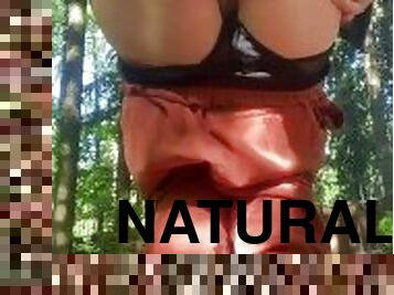 SHOWING MY NATURAL BIG TITS AND MY ANAL, GOING WALKING ON THE ROAD. Outdoor Public Flash PUSSY.????????